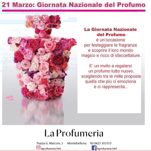 21 Marzo: Festa Nazionale del Profumo