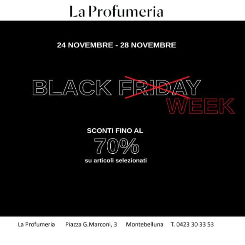 Black Friday diventa Black Week: scontissimi fino al 28/11